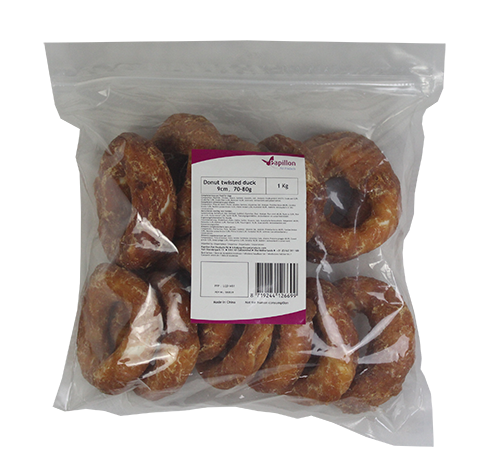 Donut 9cm 70-80g+twisted eend / 1kg