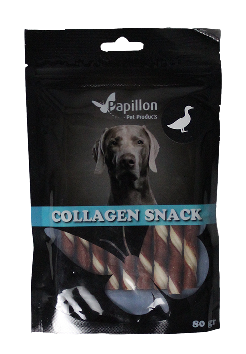 Collagen twisted sticks duck 80gr
