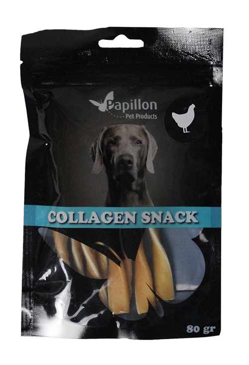 Collagen twisted bar chicken 80gr