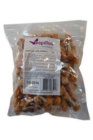 Dumbbell with chicken