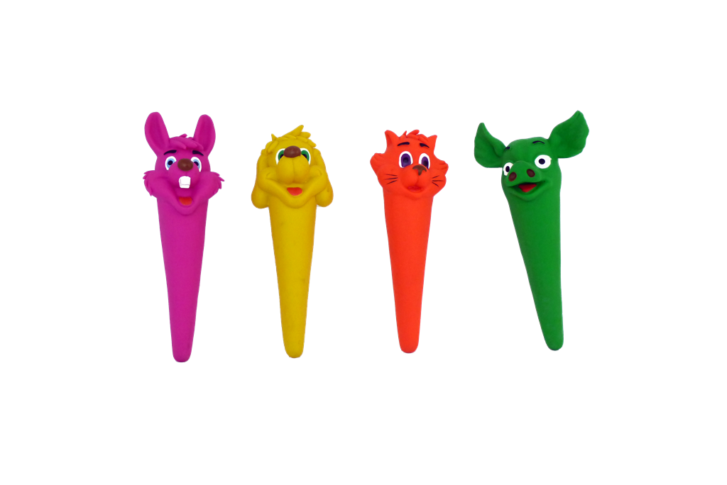 Latex cone shaped animals