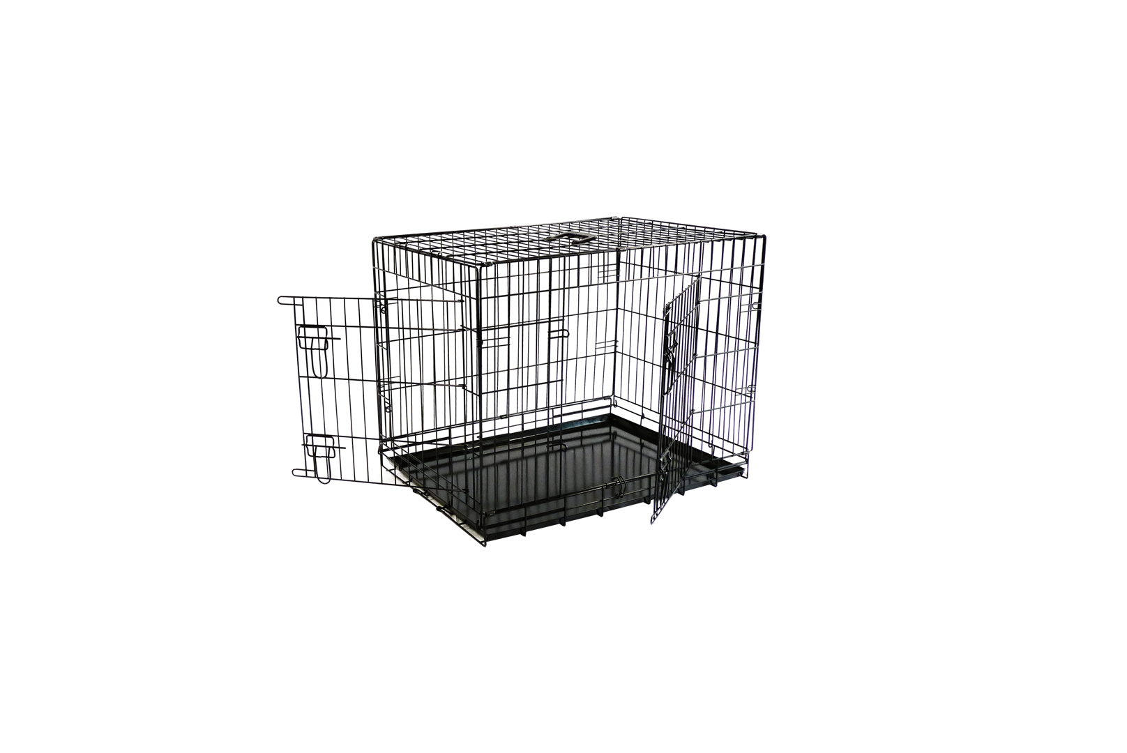 Economic wire cage black 2 doors