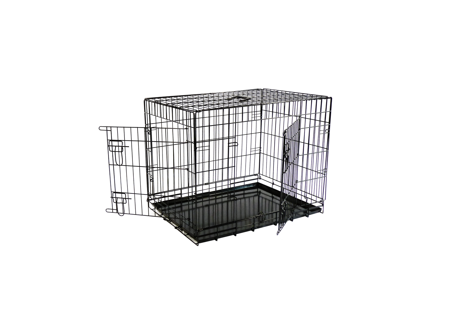Economic wire cage black 2 doors