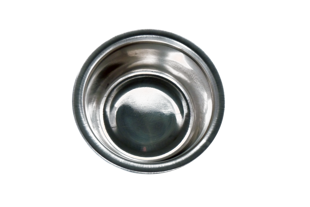 Stainless steel dish