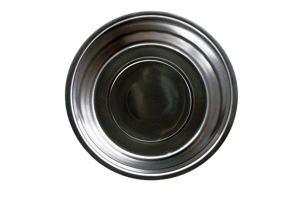 Stainless steel dish