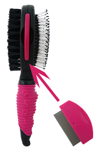 Double brush large with comb