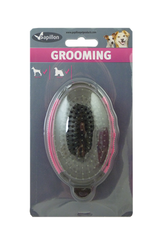 Oval hand brush