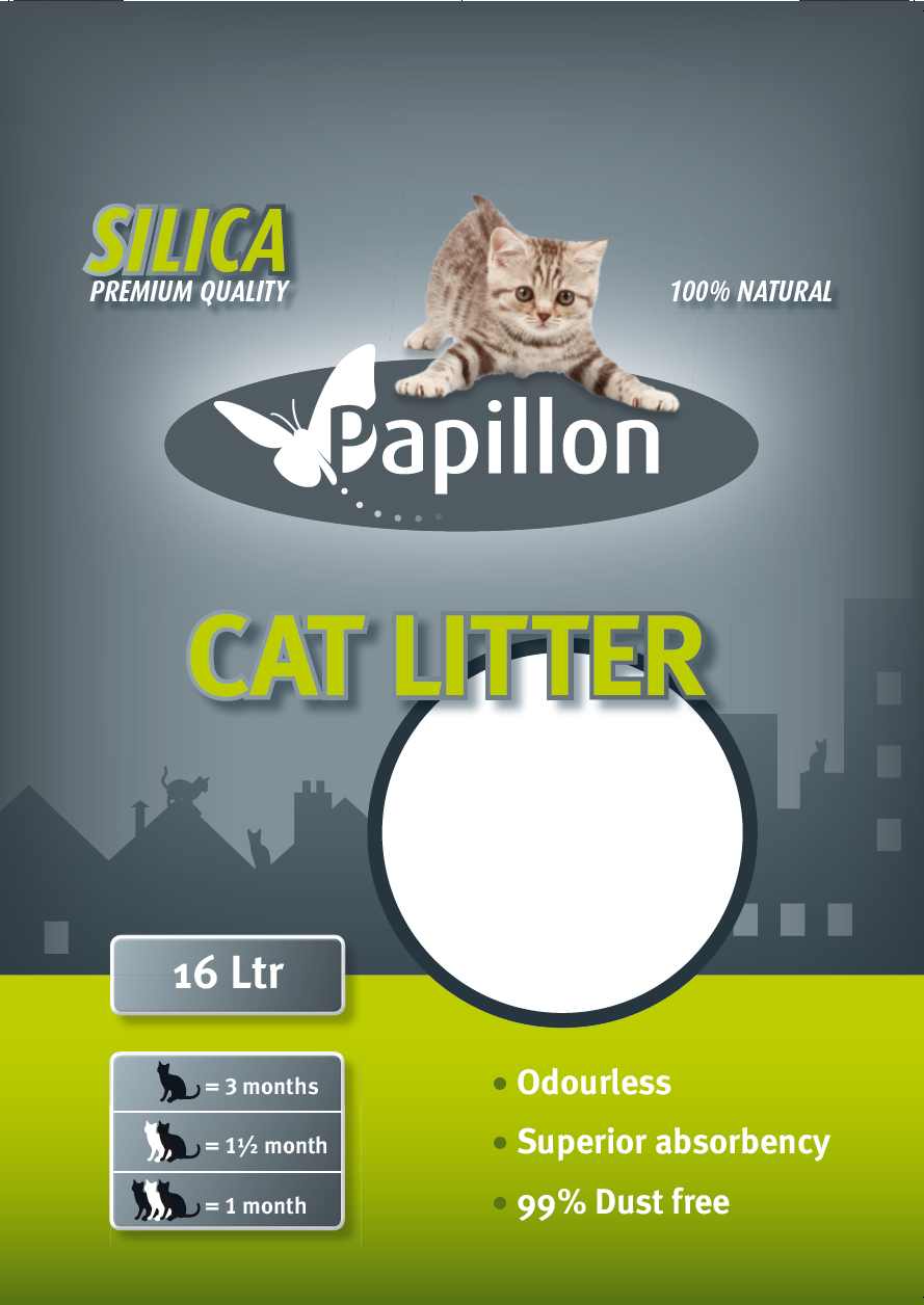 Silica cat litter