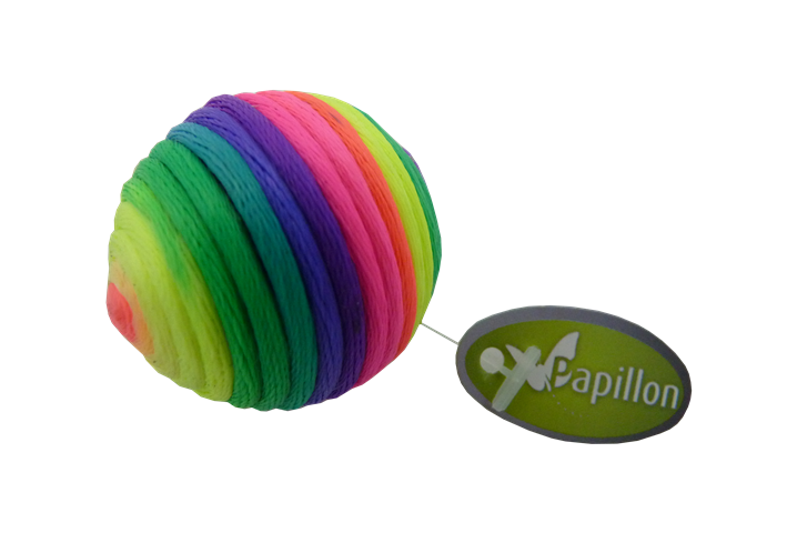 Rainbowball with rattle in tube