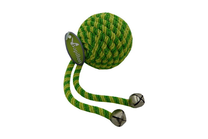 Ball with 2 bells in tube