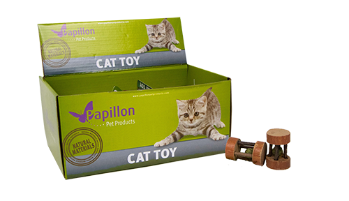 Matatabi roller with catnip ball